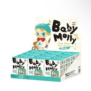 Pop Mart Baby Molly When I was Three Series-Fridge Magnet Blind Box Whole Set